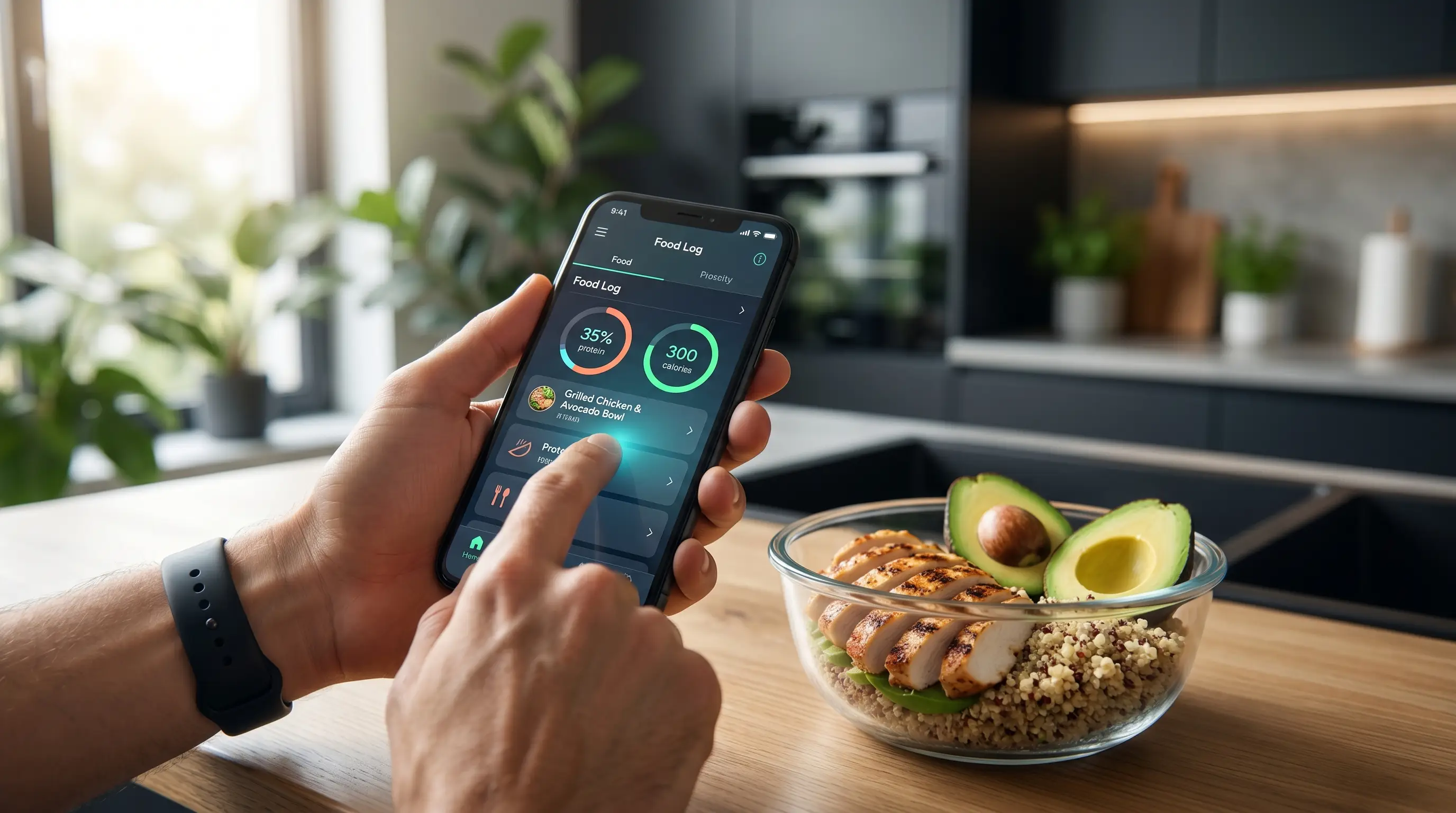 Calorie calculator for muscle gain showing bulking calories, protein target, and lean bulk meal planning